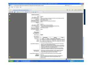 7. References 
There are two options: 
• you can use the generic statement 'References are available on request’, 
which means that the future employer has to ask permission for access to 
your references; 
or 
• you can include the names and contact information of your references on 
the CV, if you have approval. 
 