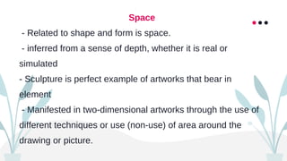Handouts 2 elements of arts visual | PDF