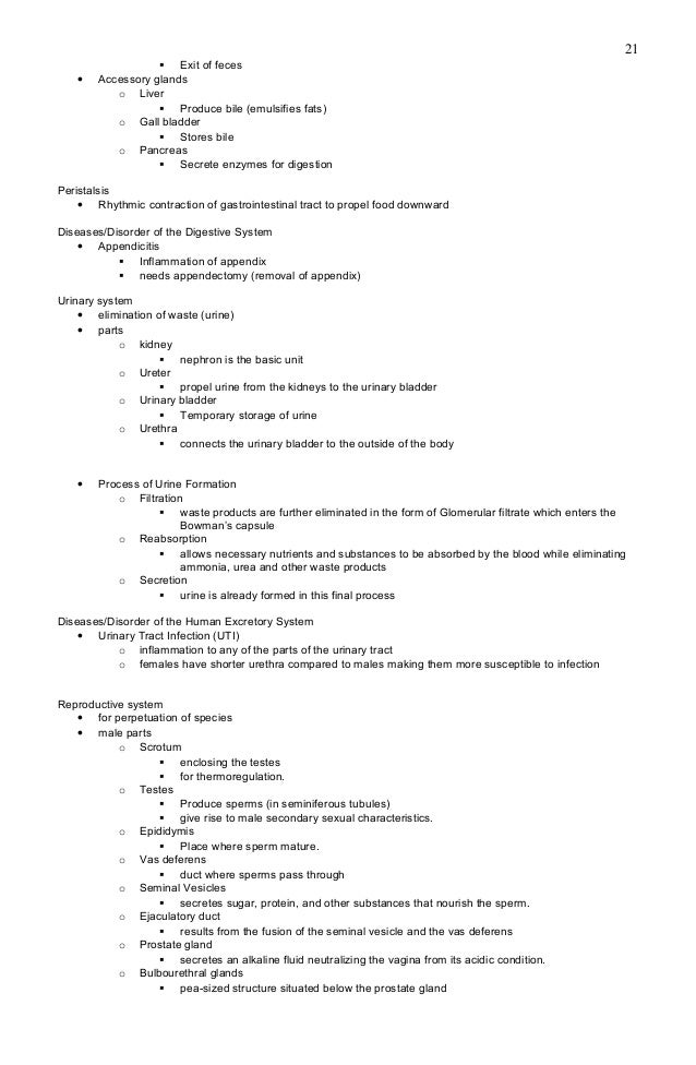 Handouts For Biology