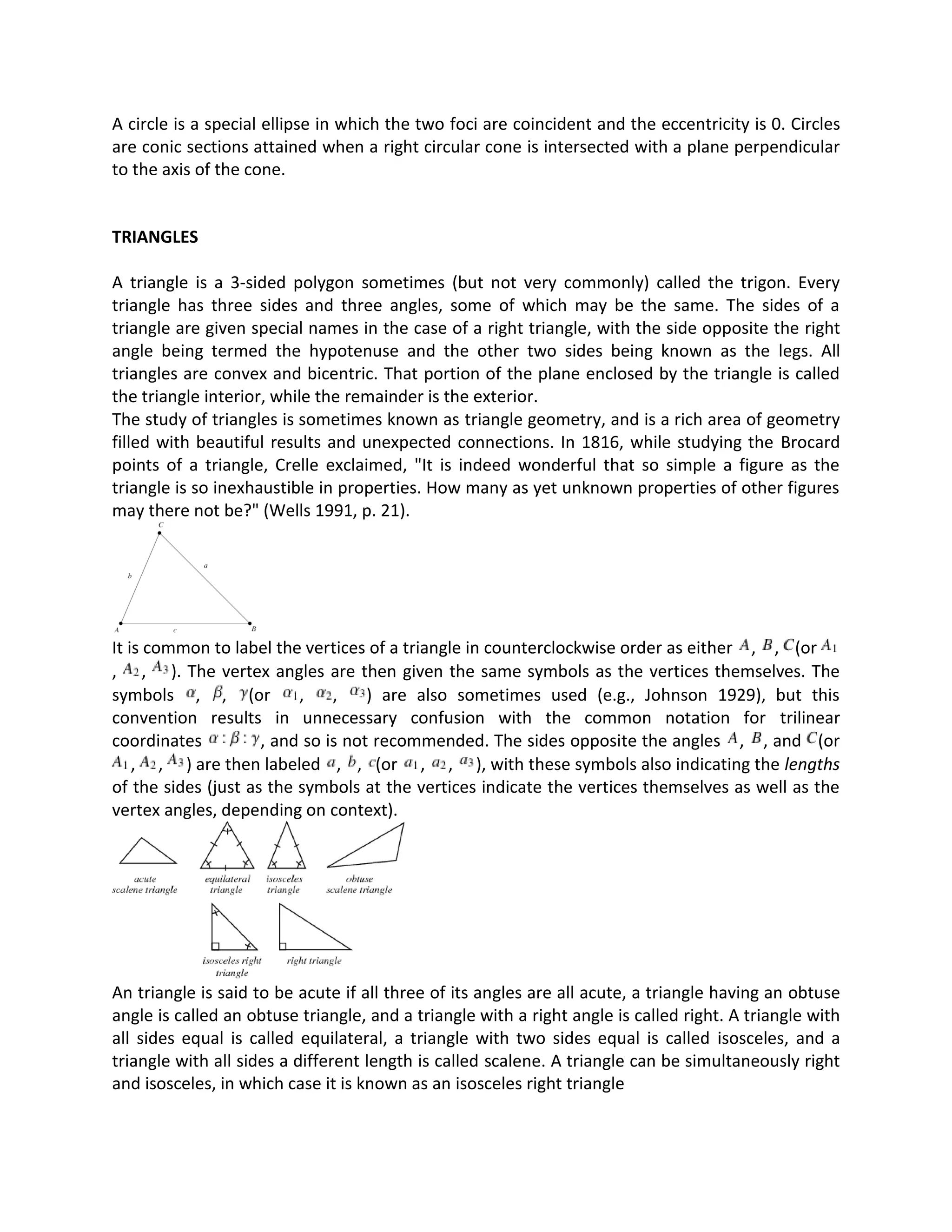 Handouts on polygons | PDF