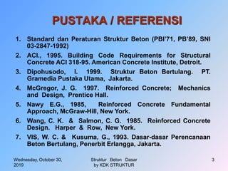 Hand out struktur beton i | PPT