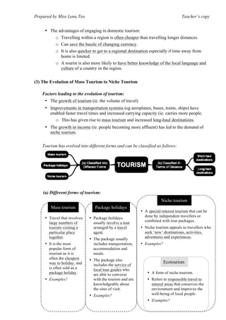 S3 GE Handout 2 - Tourism GW2 (Teacher) | PDF