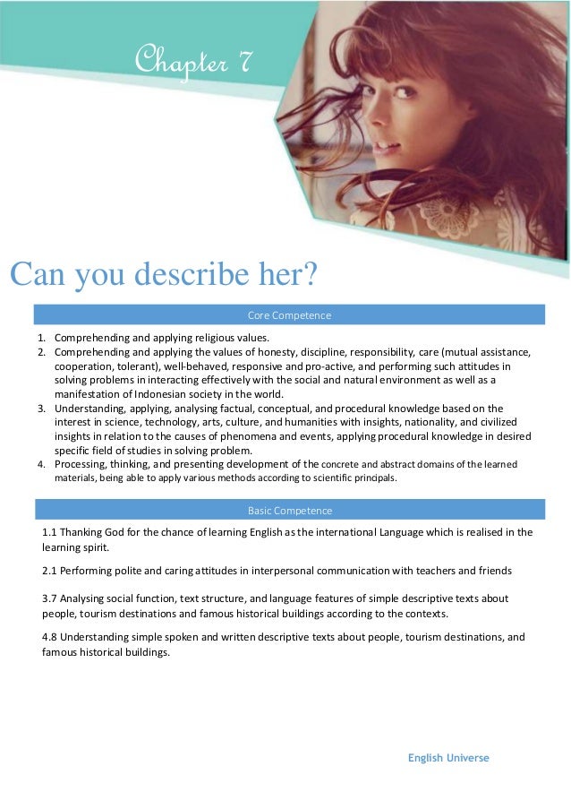 Handout For Teaching Descriptive Text