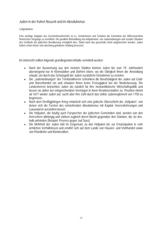 Deutsch-juedische Lebenswelten. Medienliste und Handreichung