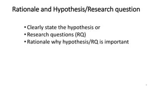 Template for research Hand Surgery | PPT