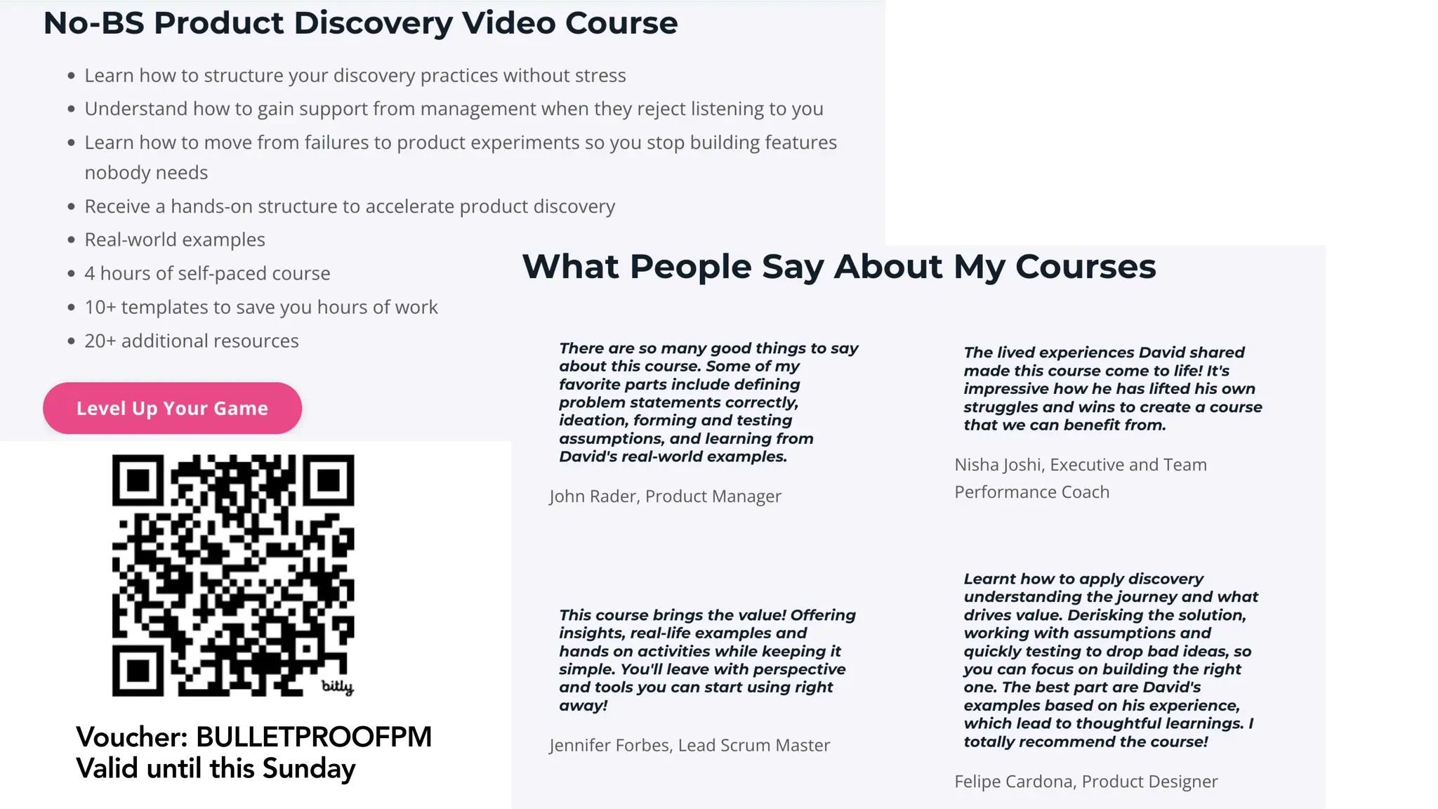 Voucher: BULLETPROOFPM
Valid until this Sunday
 