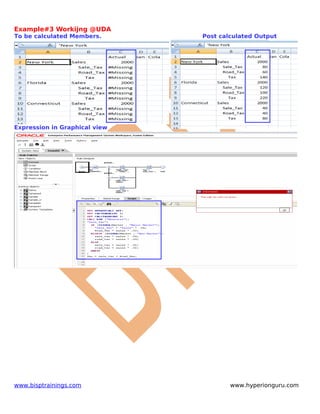 Calculation Manager Hands on-guide-for-calculation-manager | PDF