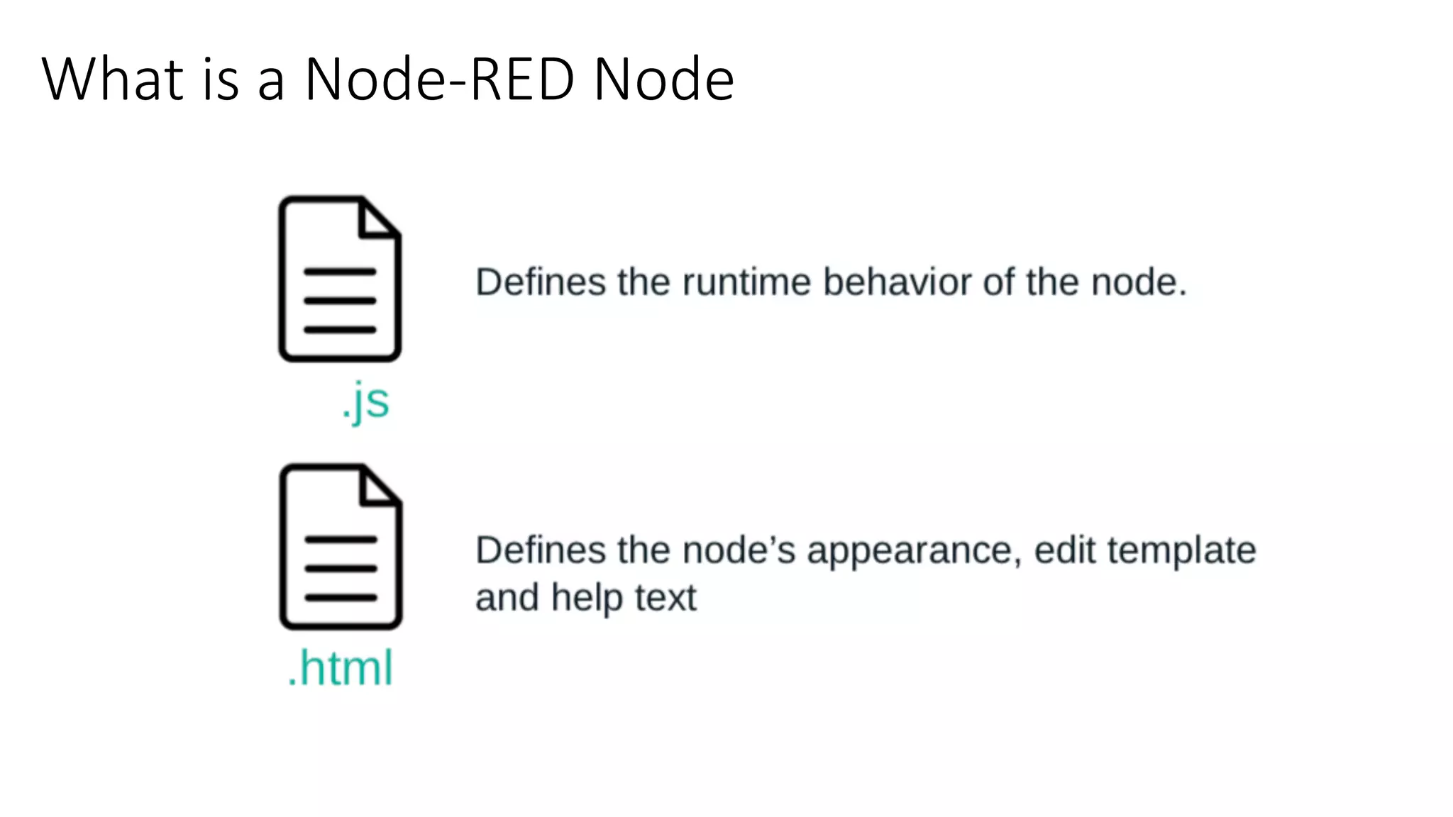 What is a Node-RED Node
 