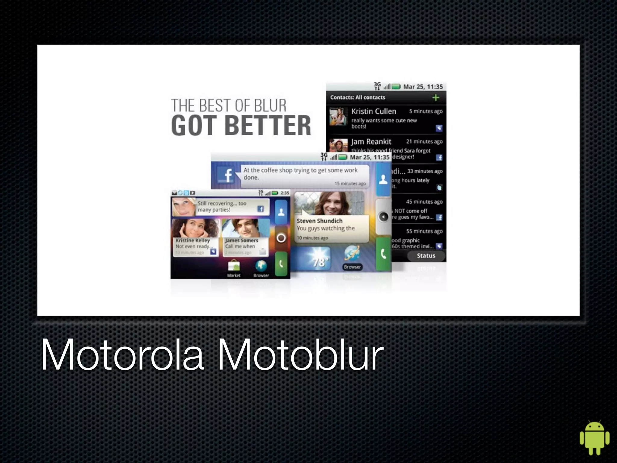 Motorola Motoblur
 