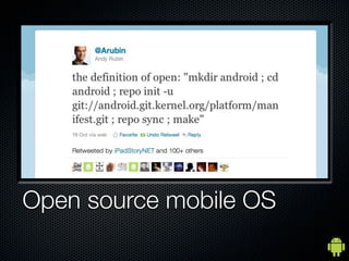 Open source mobile OS
 