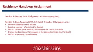 Comprehensive Residency Session on Data Analysis and Research Methods ...