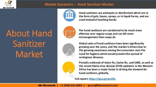 India Hand Sanitizer Market 2020 Drivers Restraints