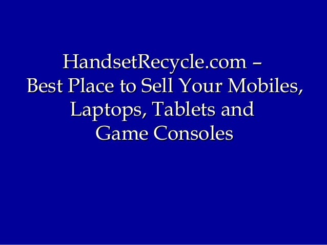 best place to sell game consoles