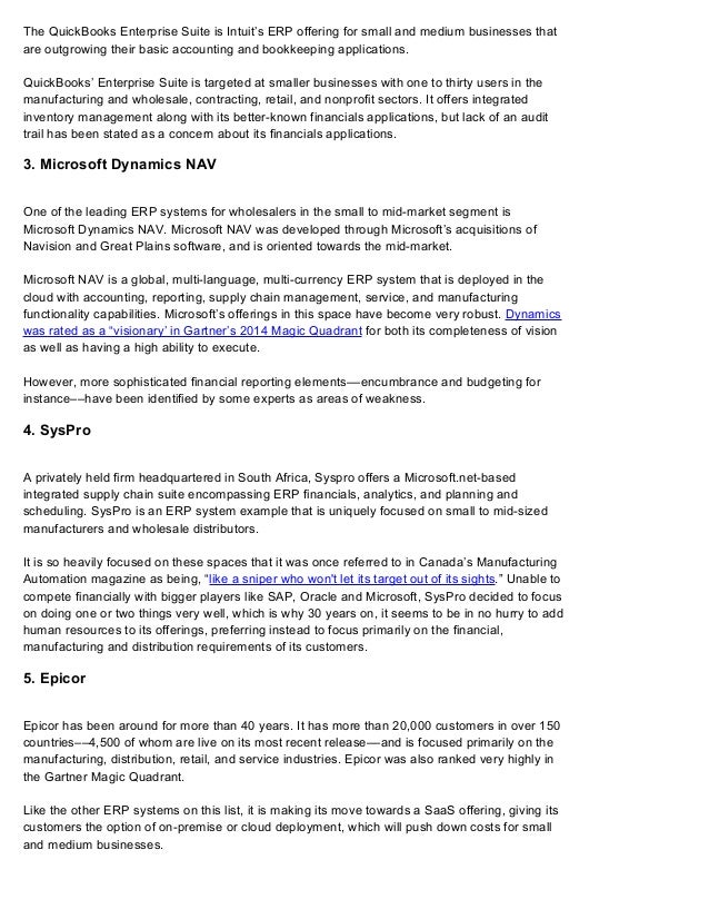 6 Erp System Examples For Small Medium Sized Businesses 6 Erp System Examples For Small Medium Sized Businesses