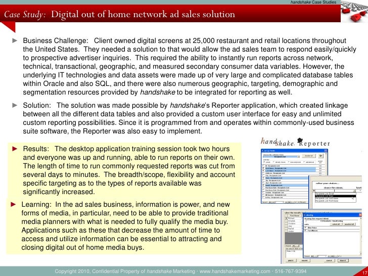 Handshake case study picture