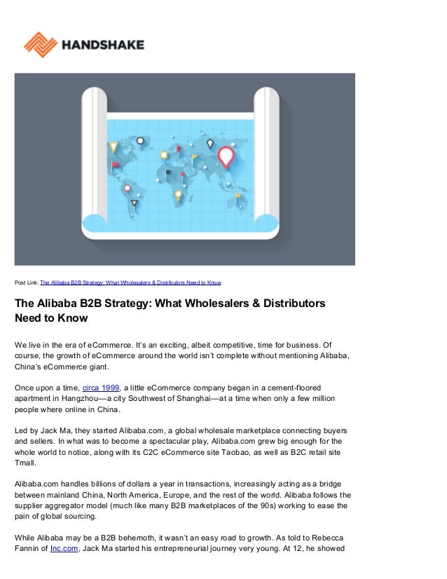 Alibaba B2B Strategy What Wholesalers Need to Know