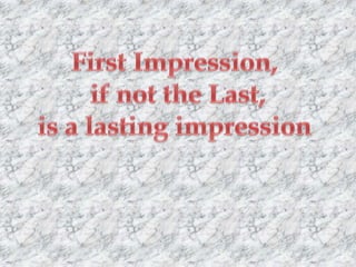 Handshakes and greetings