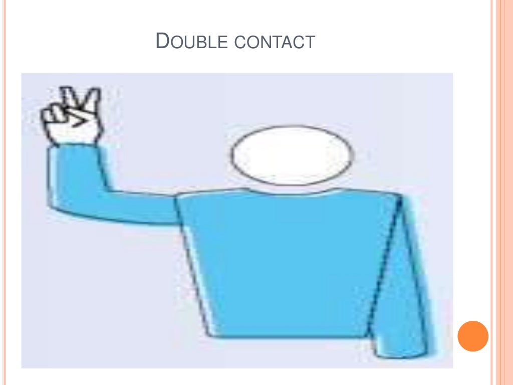 Hand signals in Volleyball Game