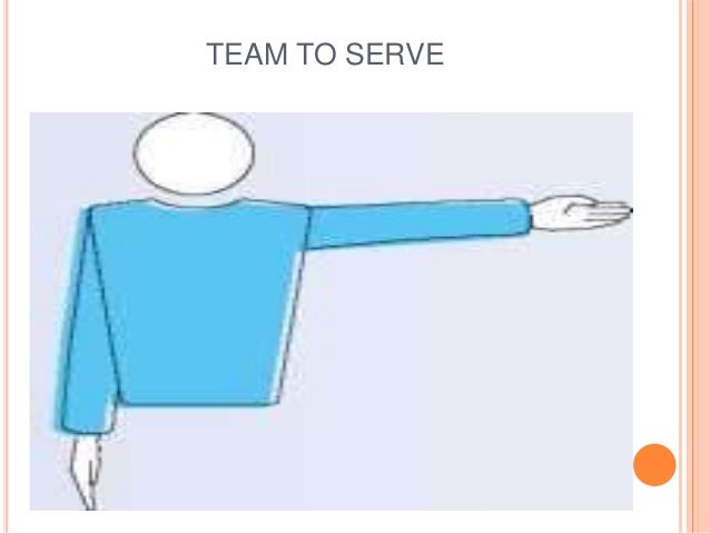 Volleyball set hand signals - volfwidget