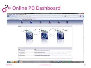 Online PD Dashboard
131/30/2015 www.insemtives.eu 20
 