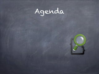 Agenda
 