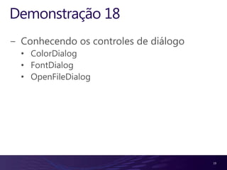 Demonstração 12Criando o formulário de AlunosCheckBox