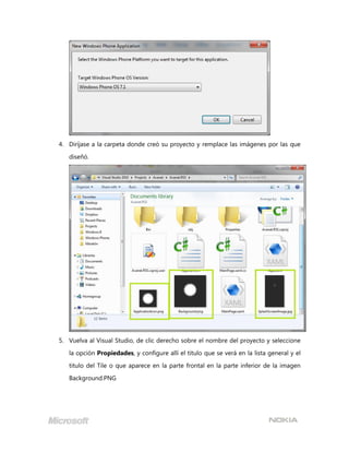 @soreygarcia - http://blog.soreygarcia.me




   4. Diríjase a la carpeta donde creó su proyecto y remplace las imágenes p...