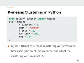 Hands-on Tutorial of Machine Learning in Python | PPT