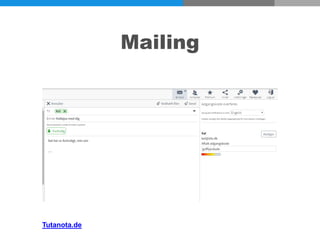 Mailing
Tutanota.de
 