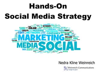 Hands-On Social Media Strategy Nedra Kline Weinreich 