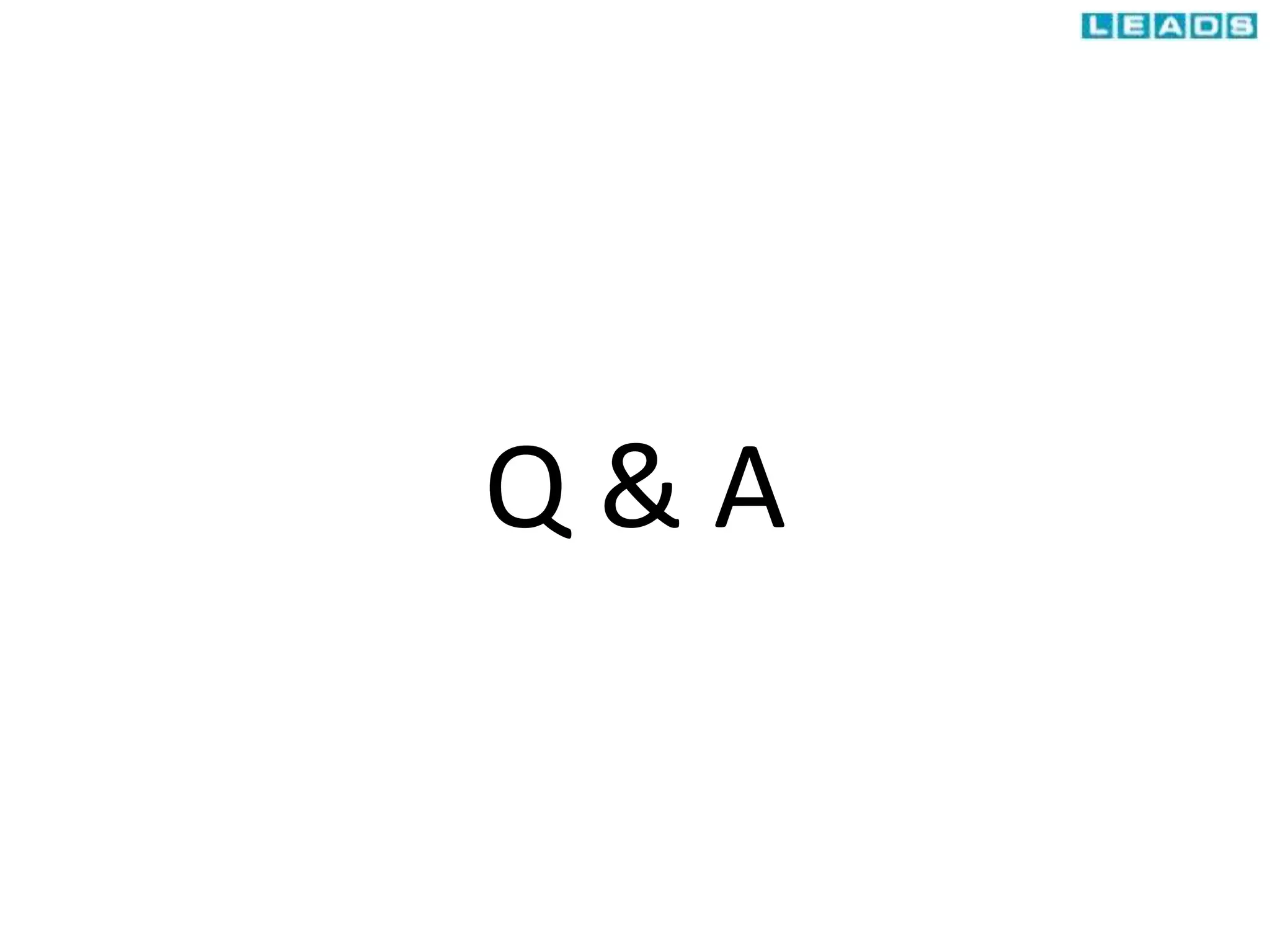 Q & A
 