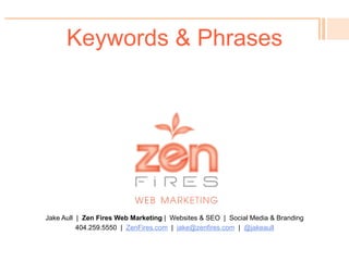 Hands-On Keyword Research,
SEO Strategy & Content Plans
! TOC:
1.  Keywords & keyword phrases; The long & short tail of it all
2.  It's not just about your brand name, & it's not just "software."
3.  The best tools for keyword research
4.  Hands-on keyword research
5.  Fitting keywords to your marketing objectives & positioning
6.  SEO strategy: What can you do, what can't you?
7.  Using Google Search Console (webmaster tools)
8.  Creating a sitemap.xml file
9.  Canonicalization
10.  What is SEO blogging & should I do it?
11.  Content is king: Your overall digital content for SEO
12.  Specifying your digital content assets
13.  Content plan tactics, themes & schedules
14.  Writing your keyword-based content plan
 