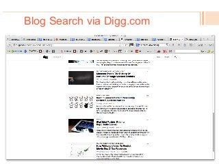 Blog Search via Digg.com
 