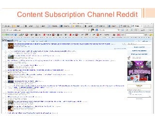 Content Subscription Channel Reddit
 