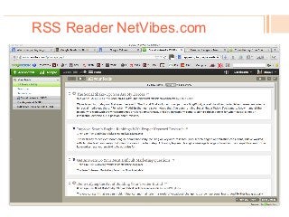 RSS Reader NetVibes.com
 