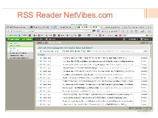RSS Reader NetVibes.com
 