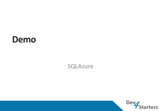 SQLAzure
 
