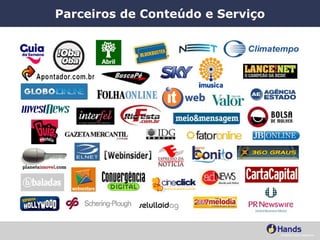 Parceiros de Conteúdo e Serviço 