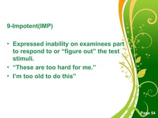 Hand Test Projective Test Interpretation Hand Test Projective Test Uses Objectives | PPTX