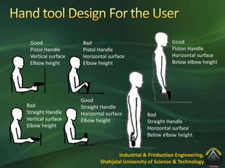 Hand tool design for ergonomics | PPTX