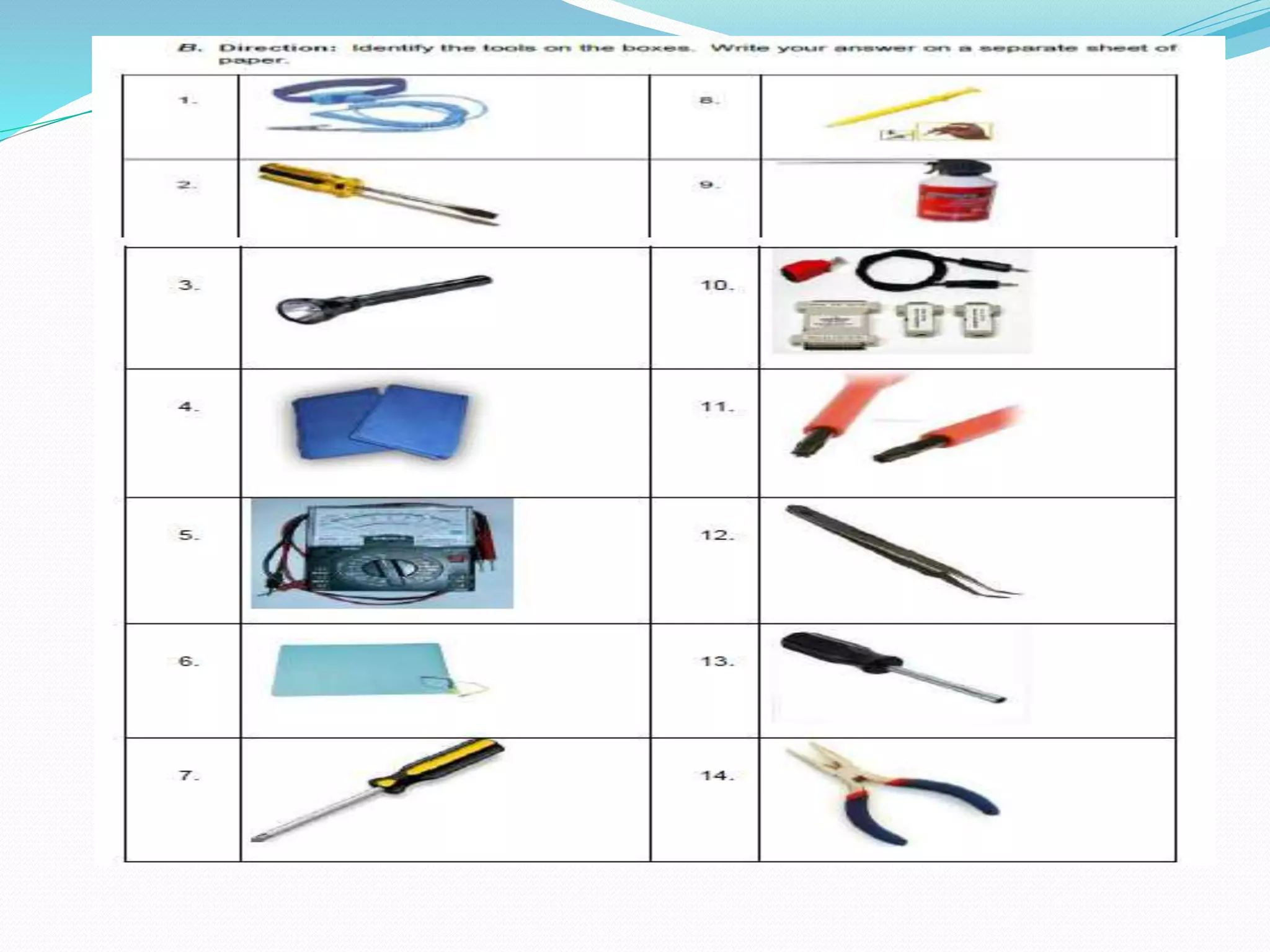 Hand tools in computer system servicing