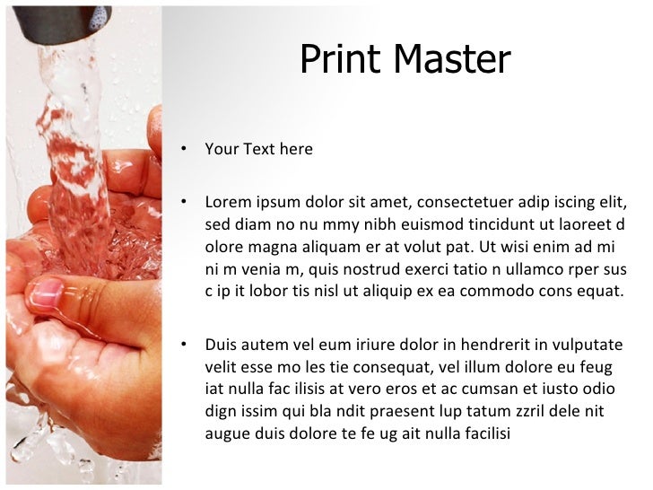 Hand Washing Powerpoint Template