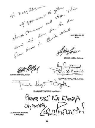 1
/
rc'
SOPHIA LBREN,Actress.
R
O
B
E
R
TREDFORD,Actor. - - -
OLIVIA DE HAVILLAND,Actress.
A
FRANKLLOYDWRIGHT,Architect.
LEOPOLDSTOKOWSKI,
Conductor.
94
 