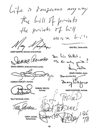 MARYMARTIN,Dancerandactress.
?
6)4 4
L -5 rb-"
-
[Lk
ISAACASIMOV,Sciencefictionwriter.
H
E
N
R
YFONDA,Actor.
FARRAHFAWCETT,Actress.
MARY PICKFORD,Actress.
R
A
Q
U
E
L WELCH,
TELLY SAVALAS, Actor.
95
 