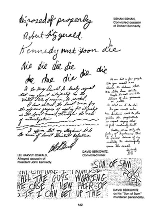 SIRHAN SIRHAN,
Convicted assassin
of Robert Kennedy.
LEE HARVEY OSWALD, Convicted killer.
162
 