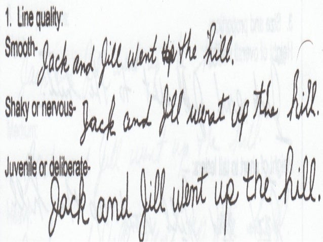 Handwriting and Document Examination