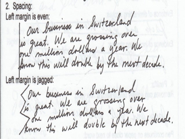 Handwriting and Document Examination