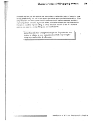 Handwriting and keyboarding