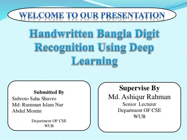 handwriting recognition using deep learning