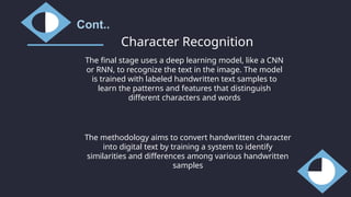 Handwritten cr presentation.pptx project | PPTX